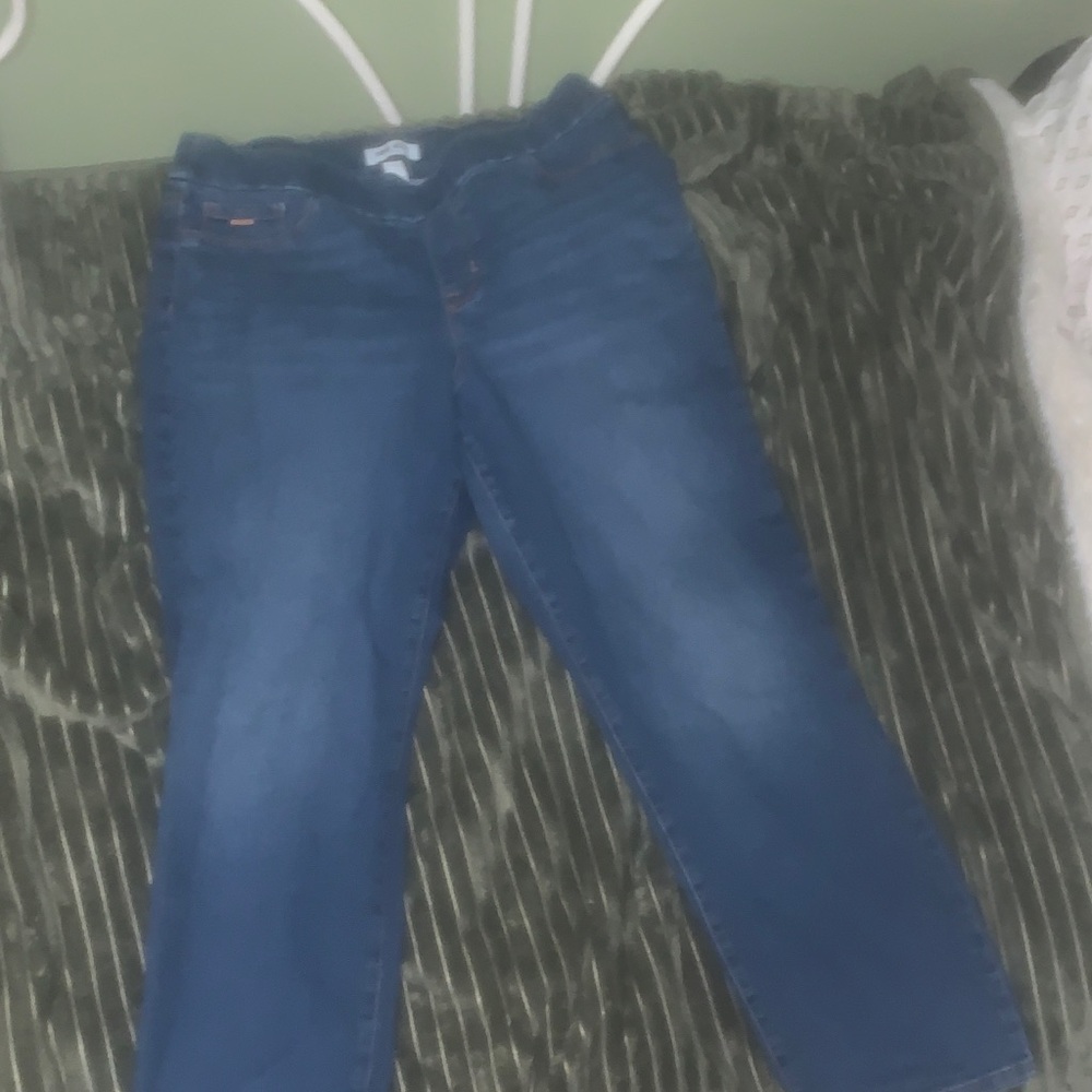 Nine West Dark Blue Ankle Jeans